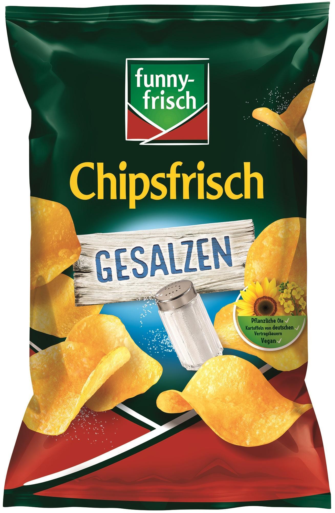 Funny Frisch Chipsfrisch gesalzen - 150g Tüte