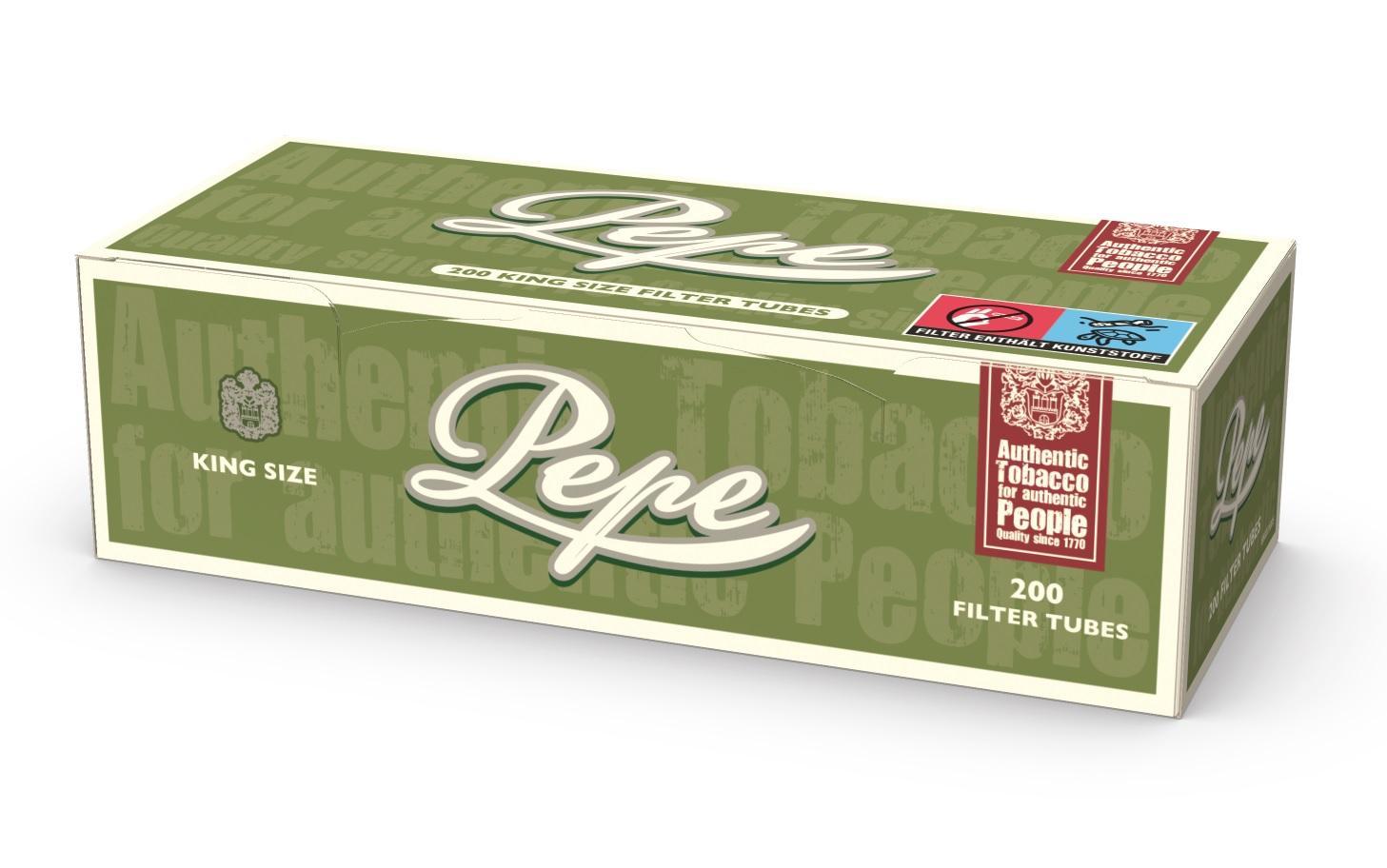 Pepe Green Hülsen 200er - 5 x 200 Filterhülsen