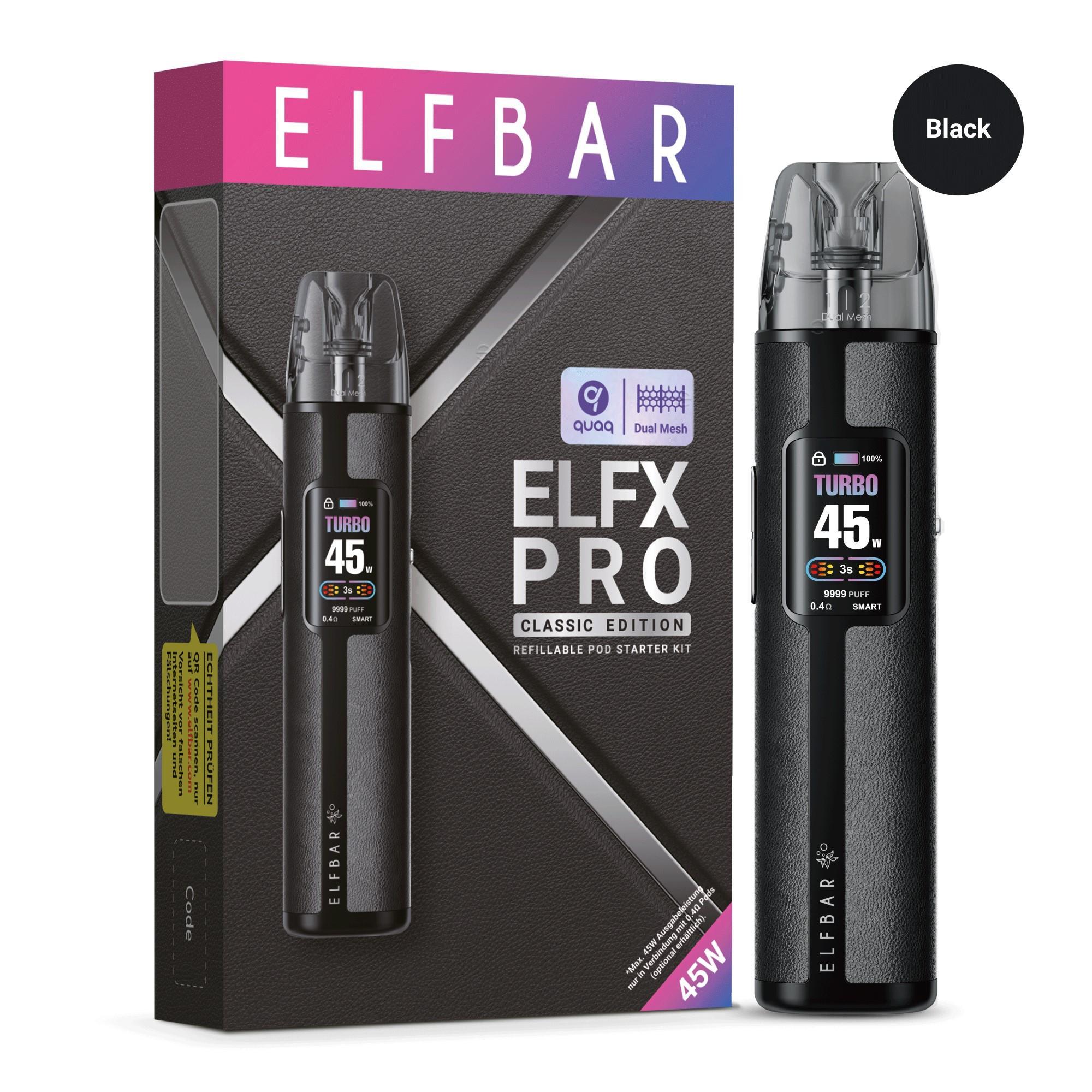 ElfBar ELFX Pro Device Kit Black