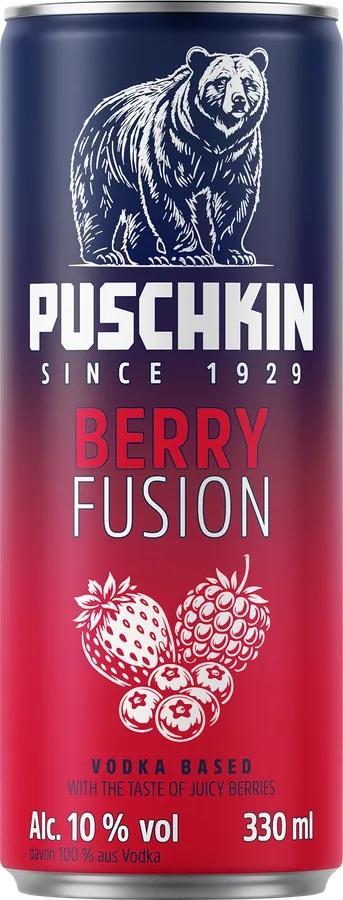 Puschkin Berry Fusion 10% - 12×0,33l Dosen