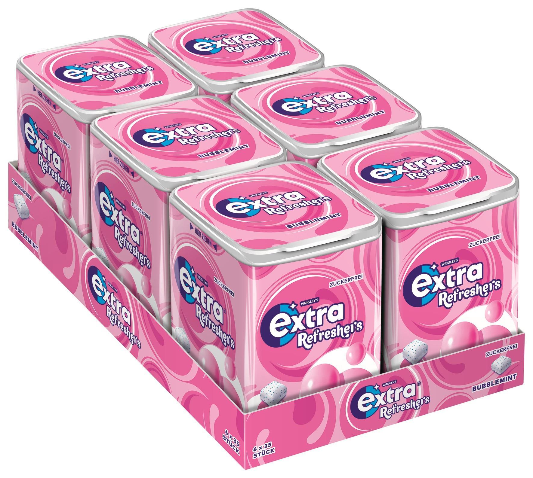Wrigley Extra Refresh Bubblemint 1 x 6 Dose à 35 Dragees