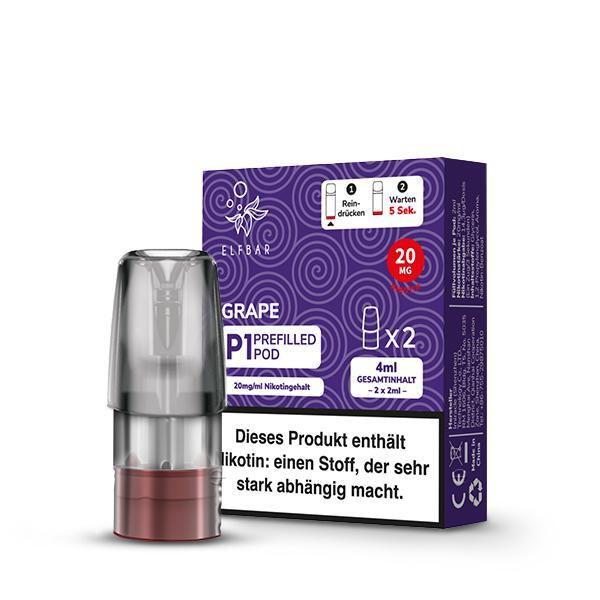 ElfBar Mate 500 Pods Grape 20mg 1 x 10 Packungen