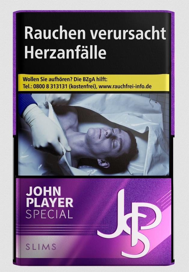 JPS Slim Purple 10×20 - 10 Schachteln à 20 Zigaretten