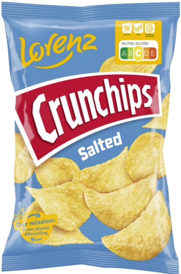 Lorenz Crunchips Salted 150g