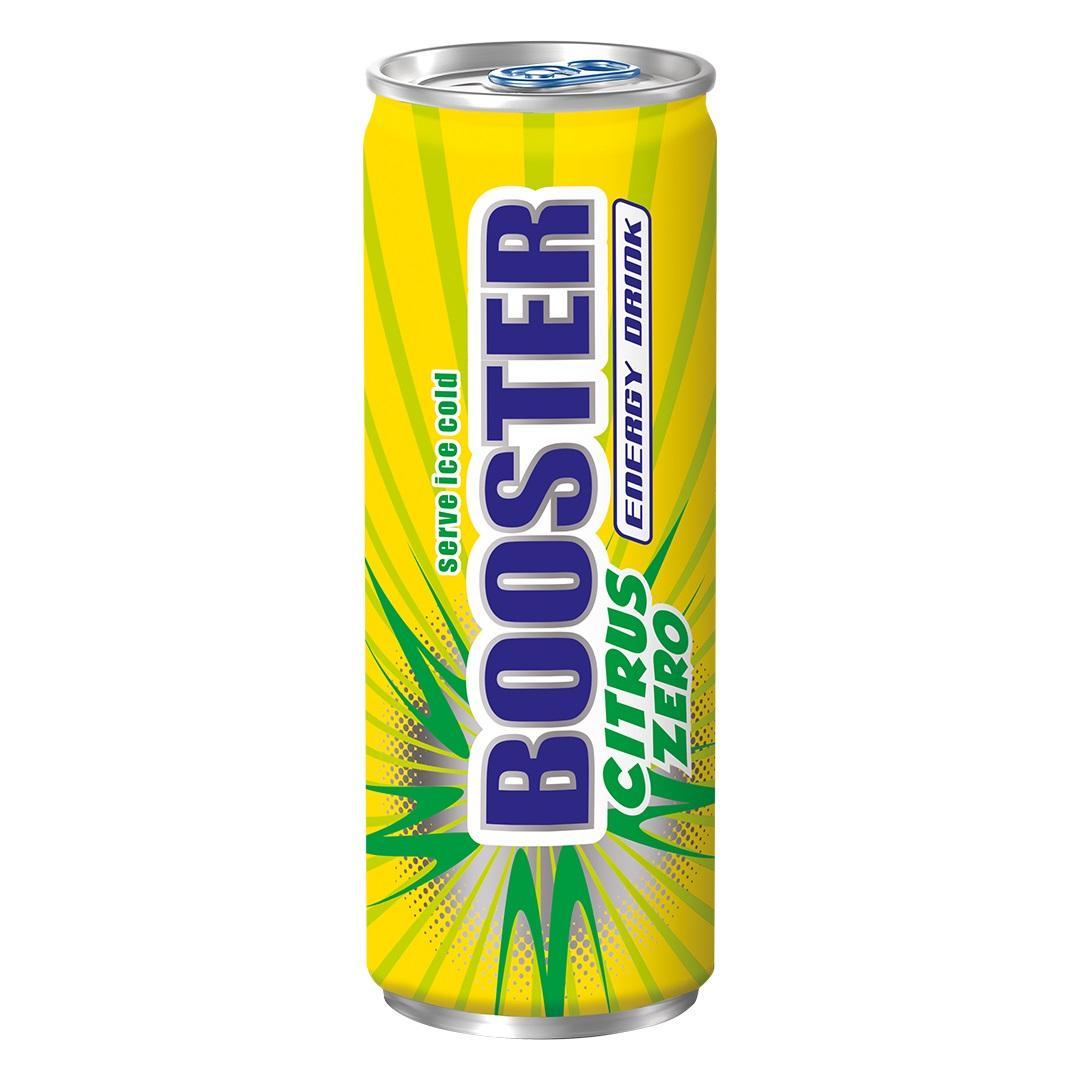 Booster Energy Citrus Zero - Zuckerfreier Energy Drink