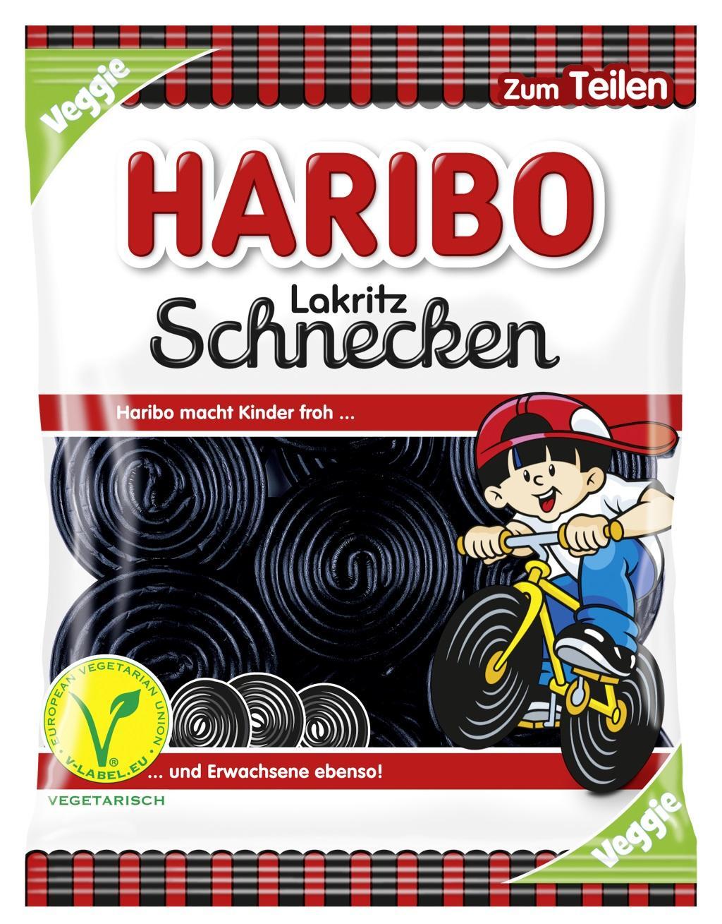 Haribo Schnecken Lakritz - 175g Beutel