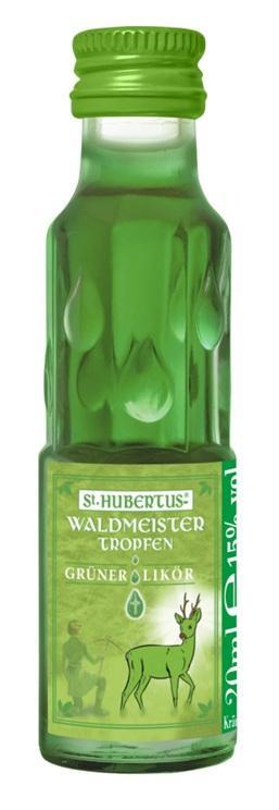 St. Hubertus Tropfen Waldmeister 15% - 24x0,02l Flaschen