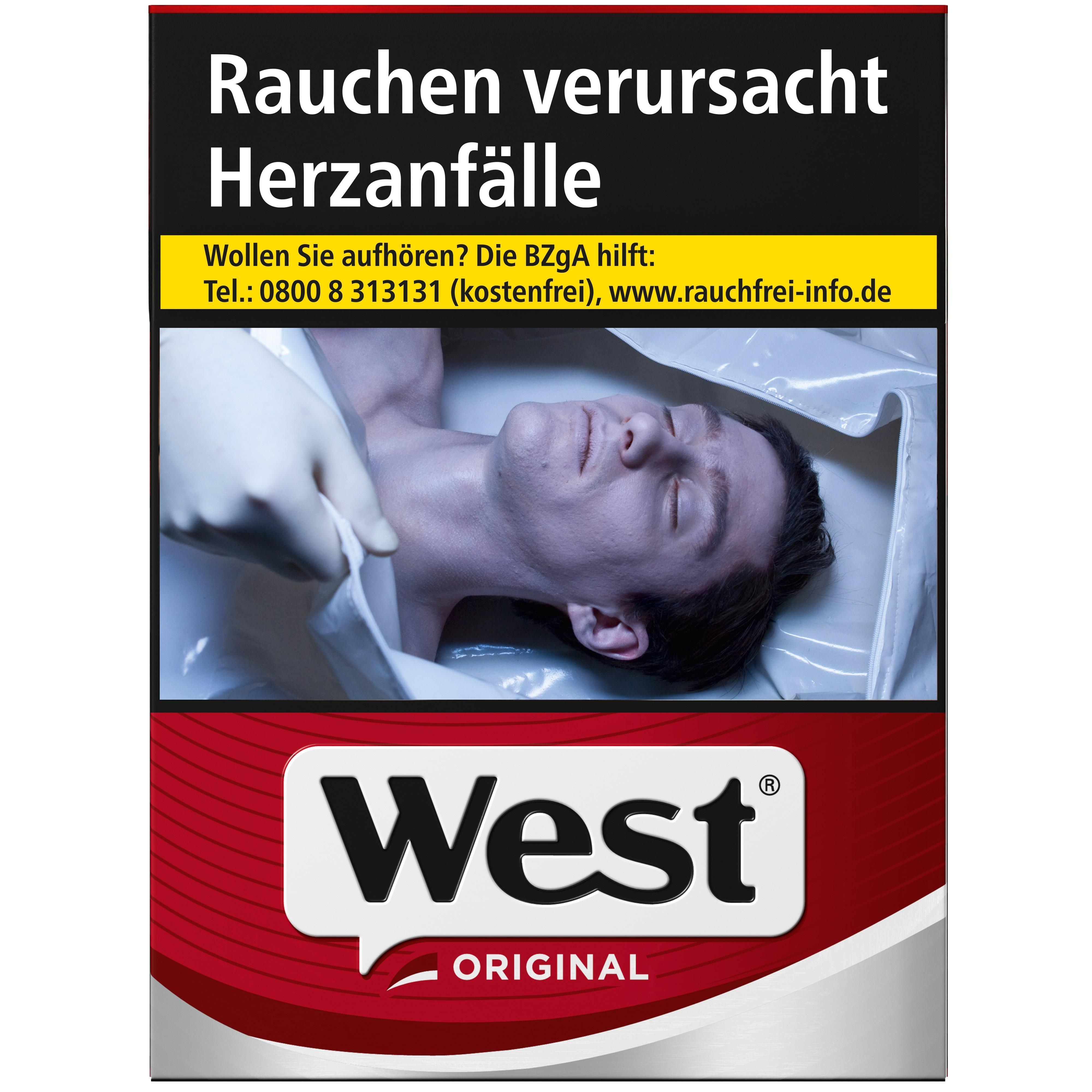 West Red 10,00 EUR - 8 x 24 Zigaretten