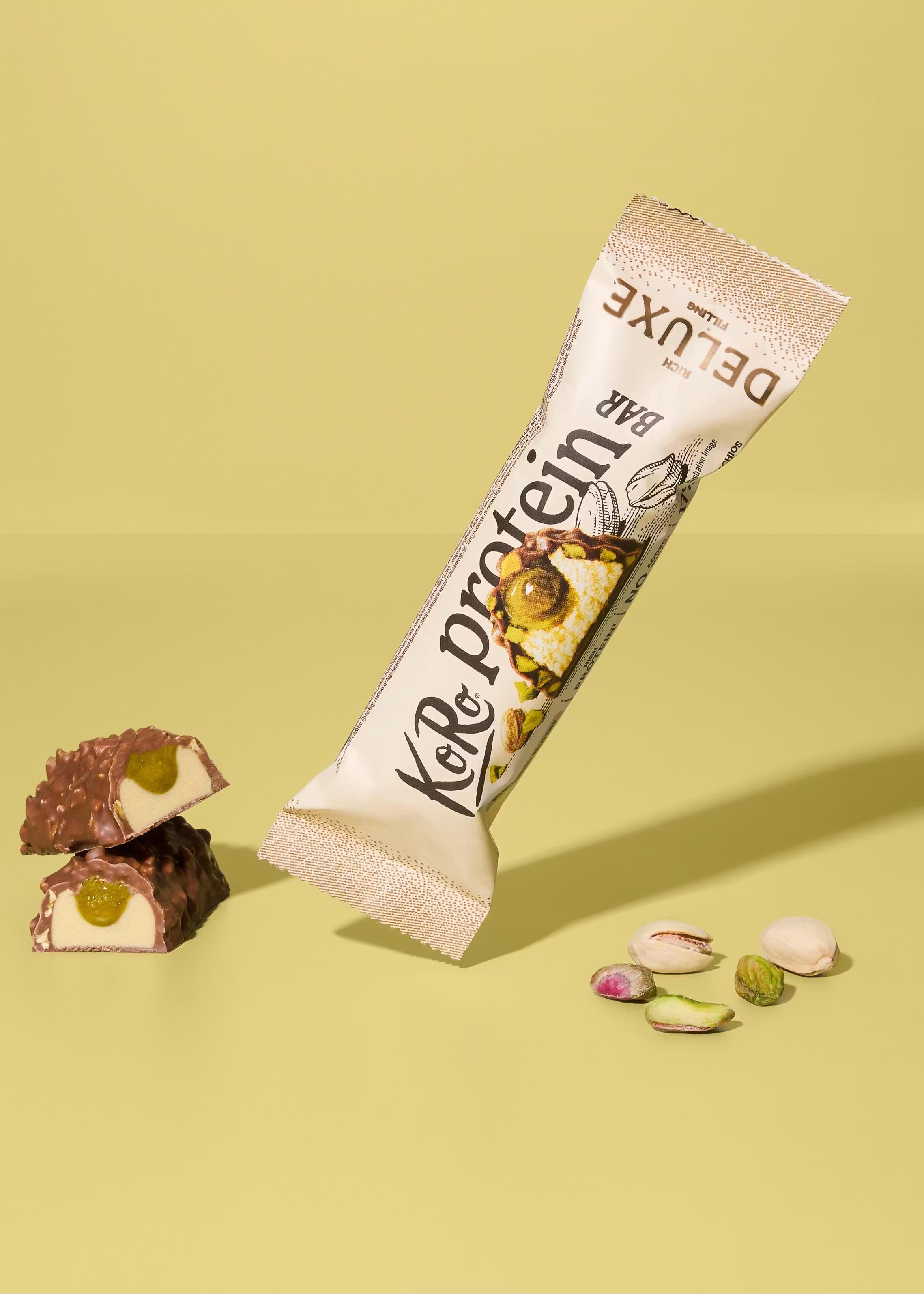 KoRo Protein Bar Pistachio Butter - 12×55g Packung