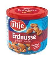 Ültje Erdnüsse Pikant ohne Fett geröstet 1 x 180g Dose