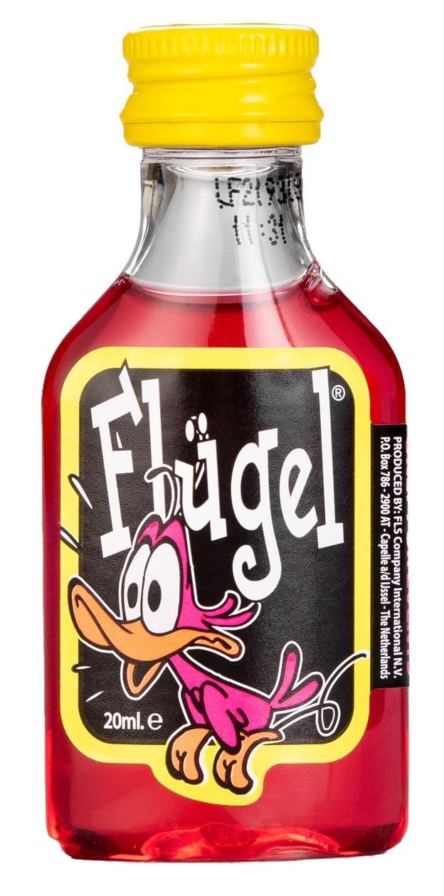 Flügel 10% Vol. - 10x0,02l Flaschen, Fruchtiger Partyshot mit Wodka