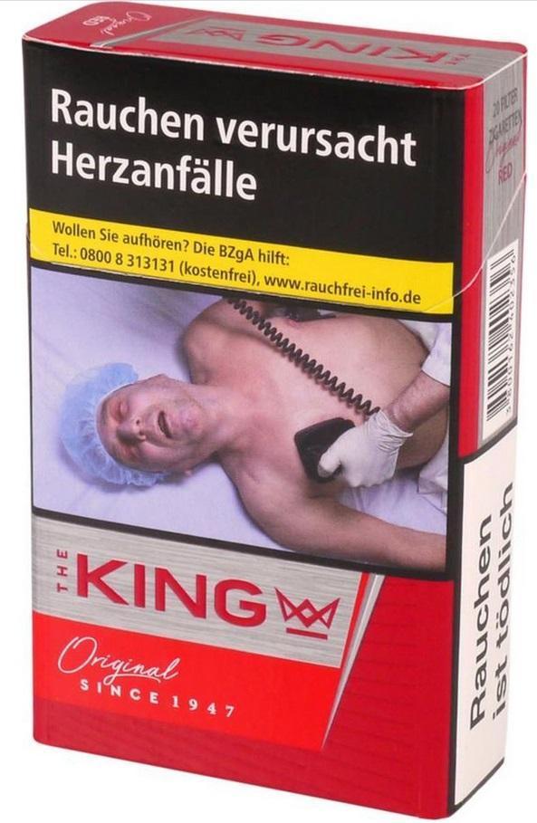 King Red King Size 6,50 EUR 1 Packung á 20 Zigaretten