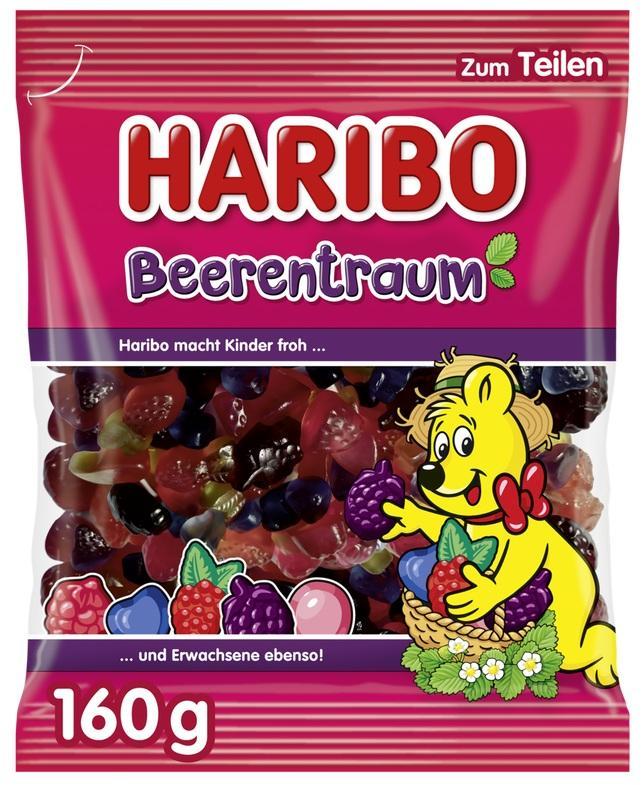 Haribo Beerentraum - 160g Beutel