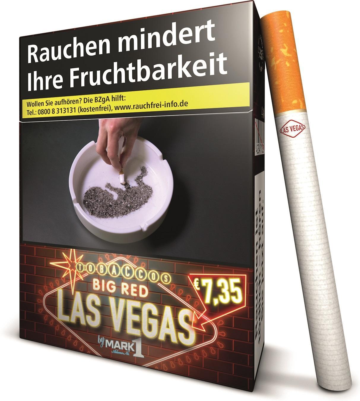 Las Vegas Red 7,35 EUR Big Box - 8 x 25 Zigaretten