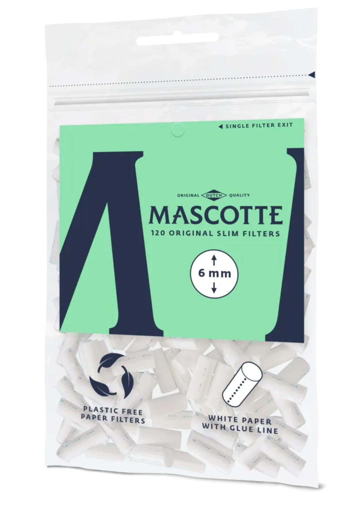 Mascotte Slim Paper Filter 6mm - 20×120 Filter