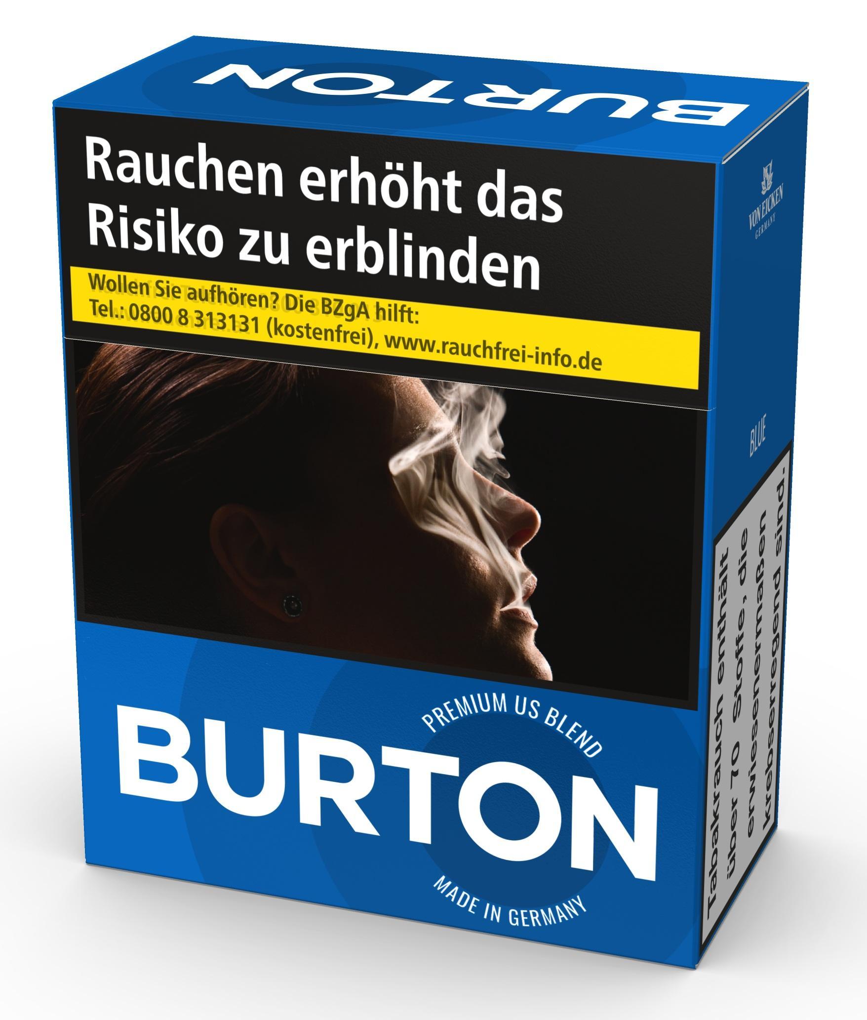 Burton Blue XXXL 13,50 EUR - 4 x 40 Zigaretten