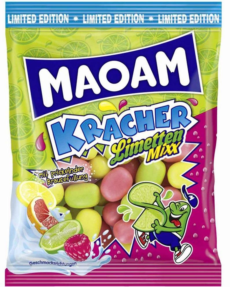 Maoam Kracher Limetten Mix -  200g Packung
