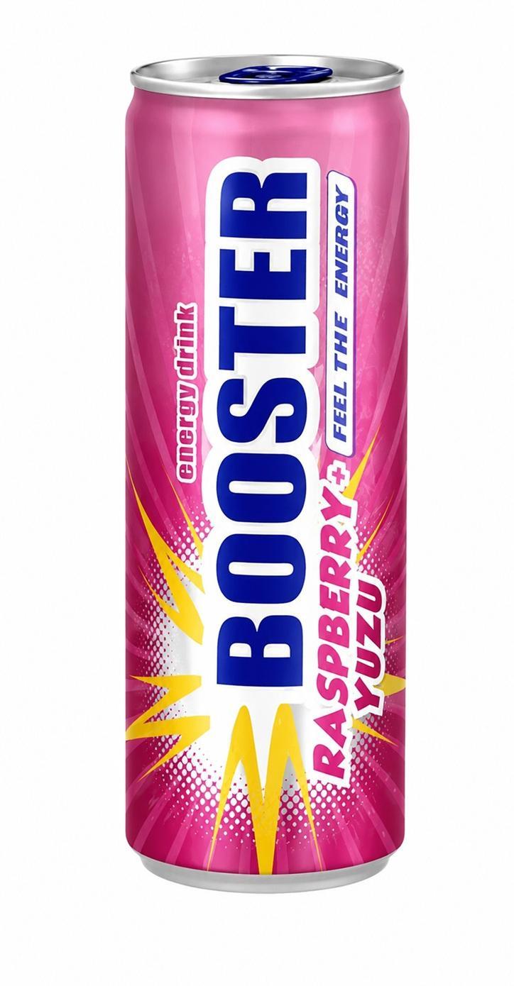 Booster Energy Raspberry Yuzu - 24×0,33l Dosen