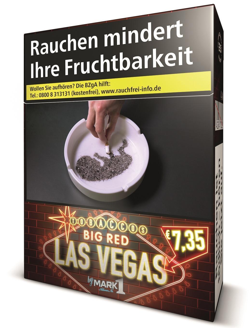 Las Vegas Red 7,35 EUR Big Box - 8 x 25 Zigaretten