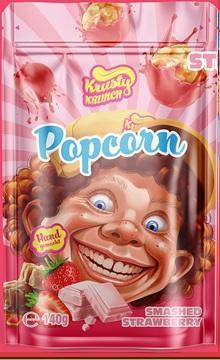 Krusty Krunch Smashed Strawberry Popcorn - 12×30g Packung