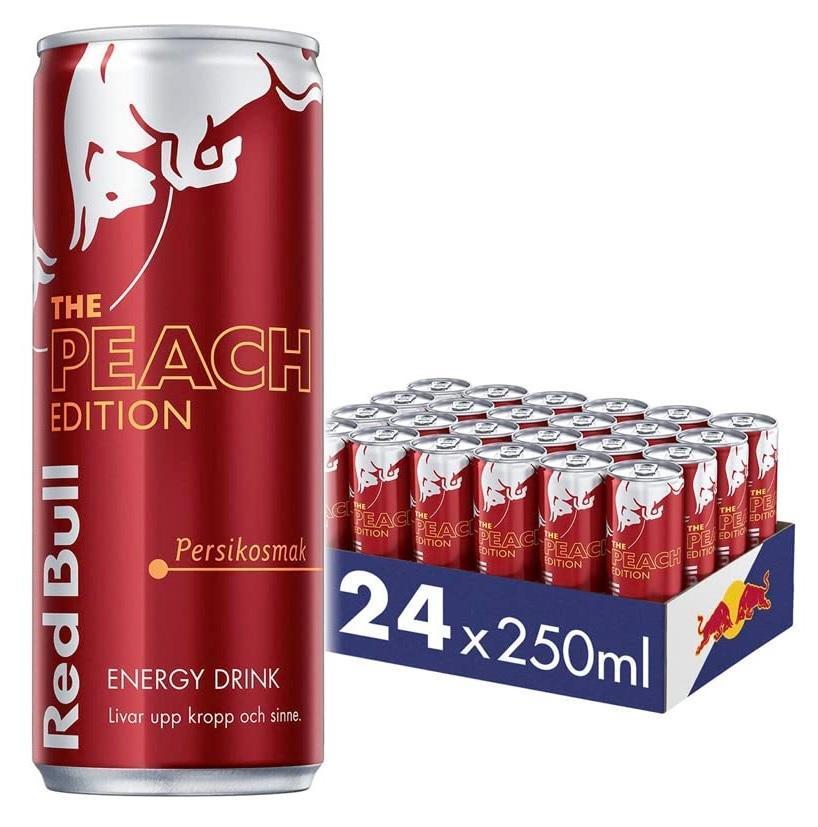 Red Bull Peach Import Edition - 24 x 0,25l Dose