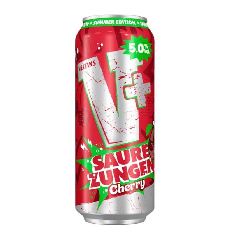 Veltins V+ Saure Zungen Cherry - 24×0,5l Dose