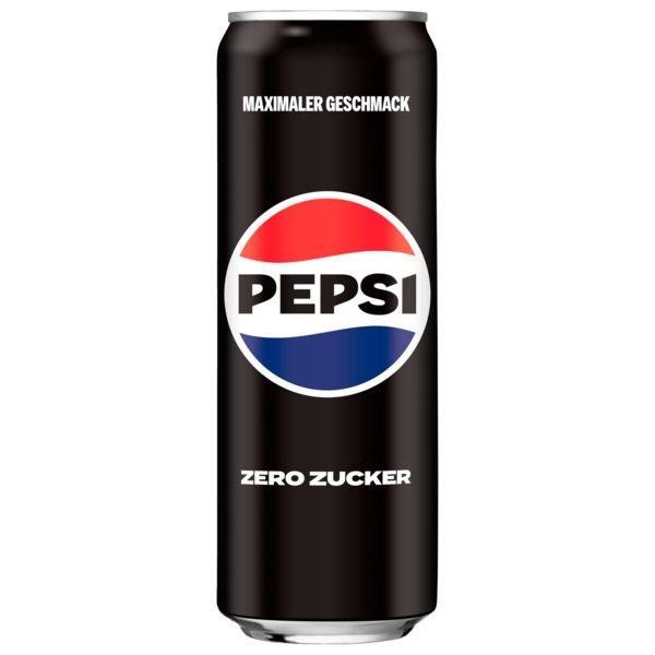 Pepsi Max Zero ohne Zucker - 24 x 0,33l Dose