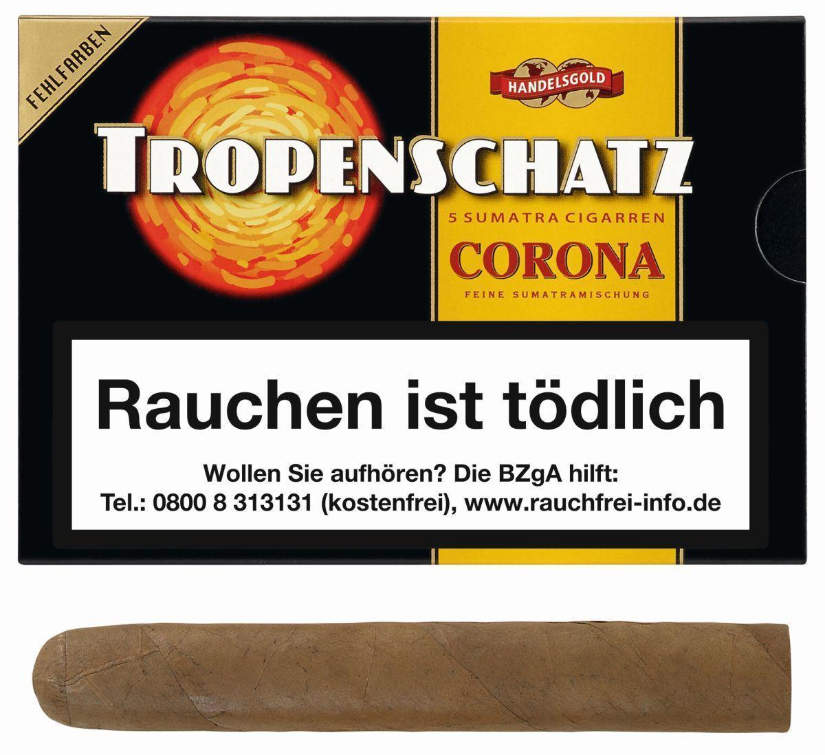 Tropenschatz Sumatra 421F - 10 x 5 Zigarren á 4,70 EUR
