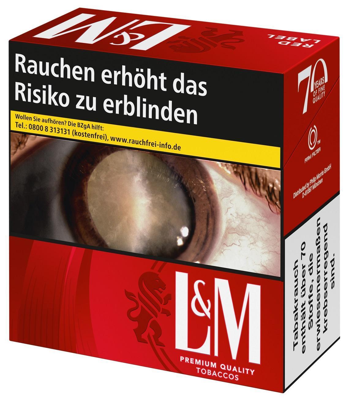 L & M Red 7XL 21,00 EUR - 3 x 60 Zigaretten