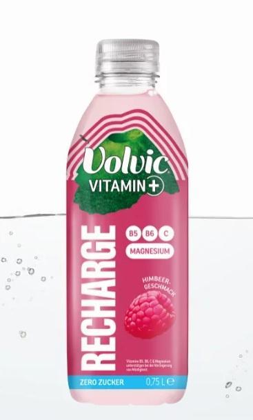 Volvic Vitamin+ Himbeer-Geschmack - 6×0,75l Flaschen
