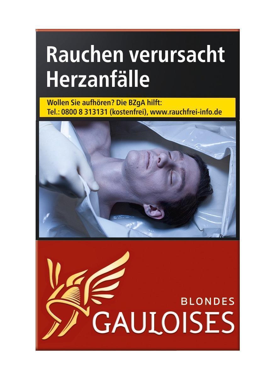 Gauloises Blondes Rot 10,00 EUR - 1 Schachtel á 22 Zigaretten