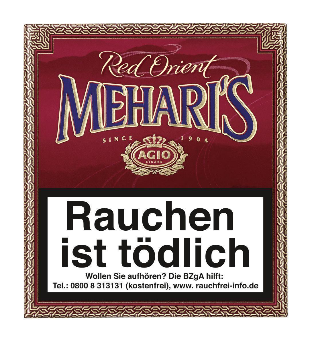 Meharis Red Orient - 5 x 20 Zigarillos á 8,10 EUR