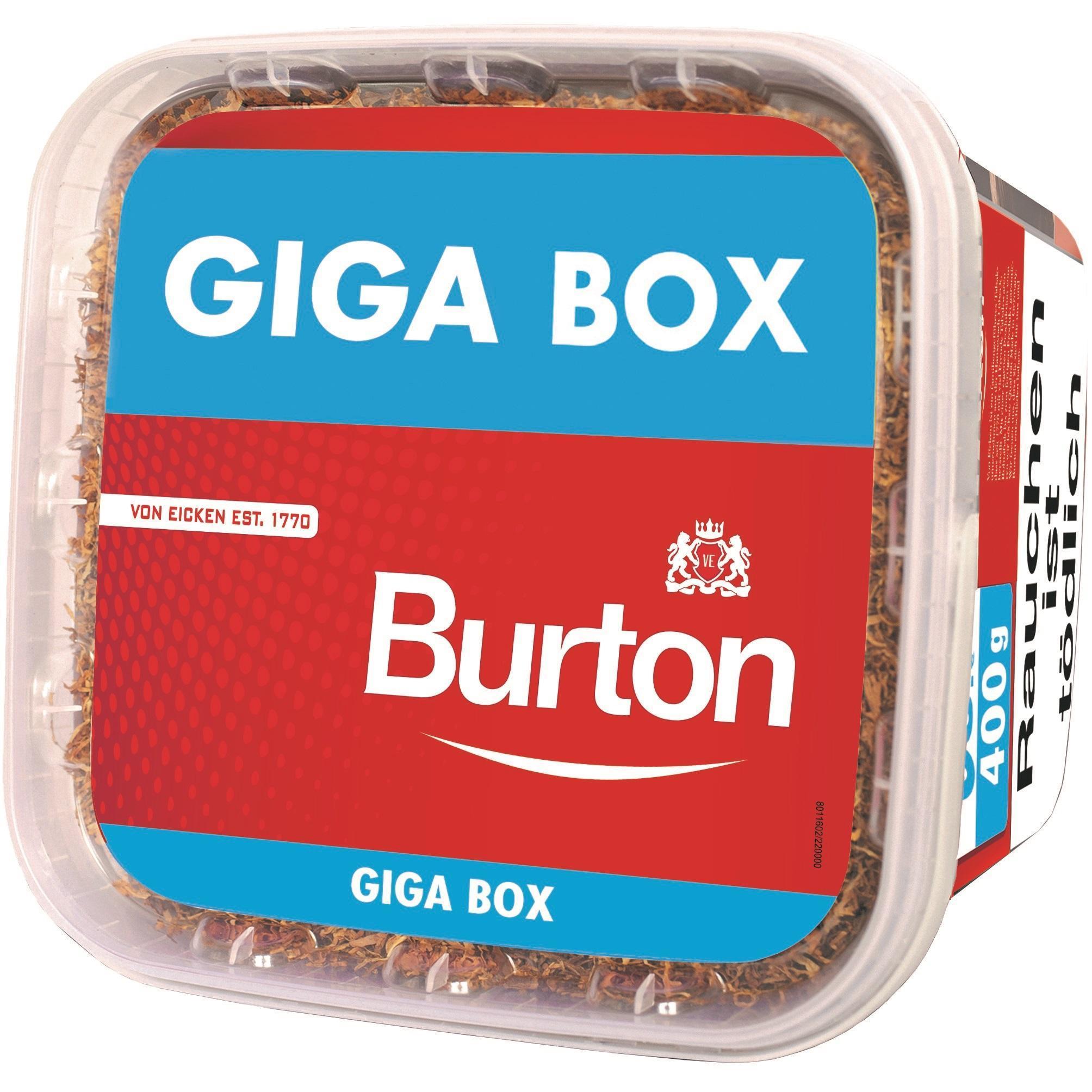 Burton Original Volumen Tabak - 400g Box