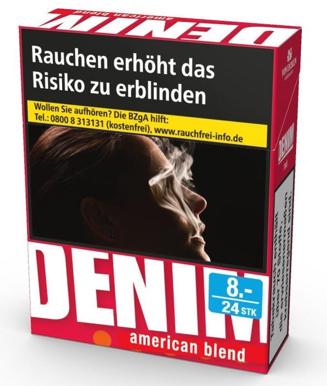 Denim Red XL-Box 8,00 EUR - 8 x 24 Zigaretten