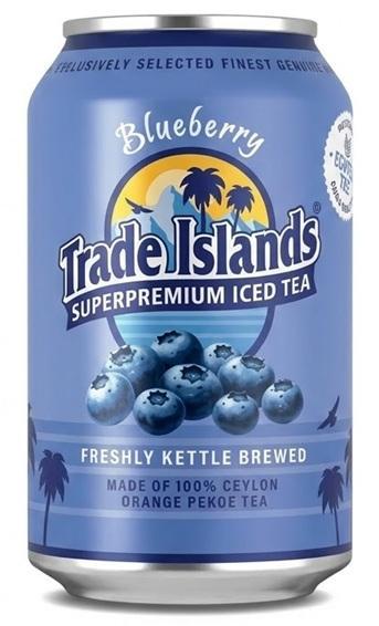 Trade Island Iced Tea Blueberry 24×0,33l Dose