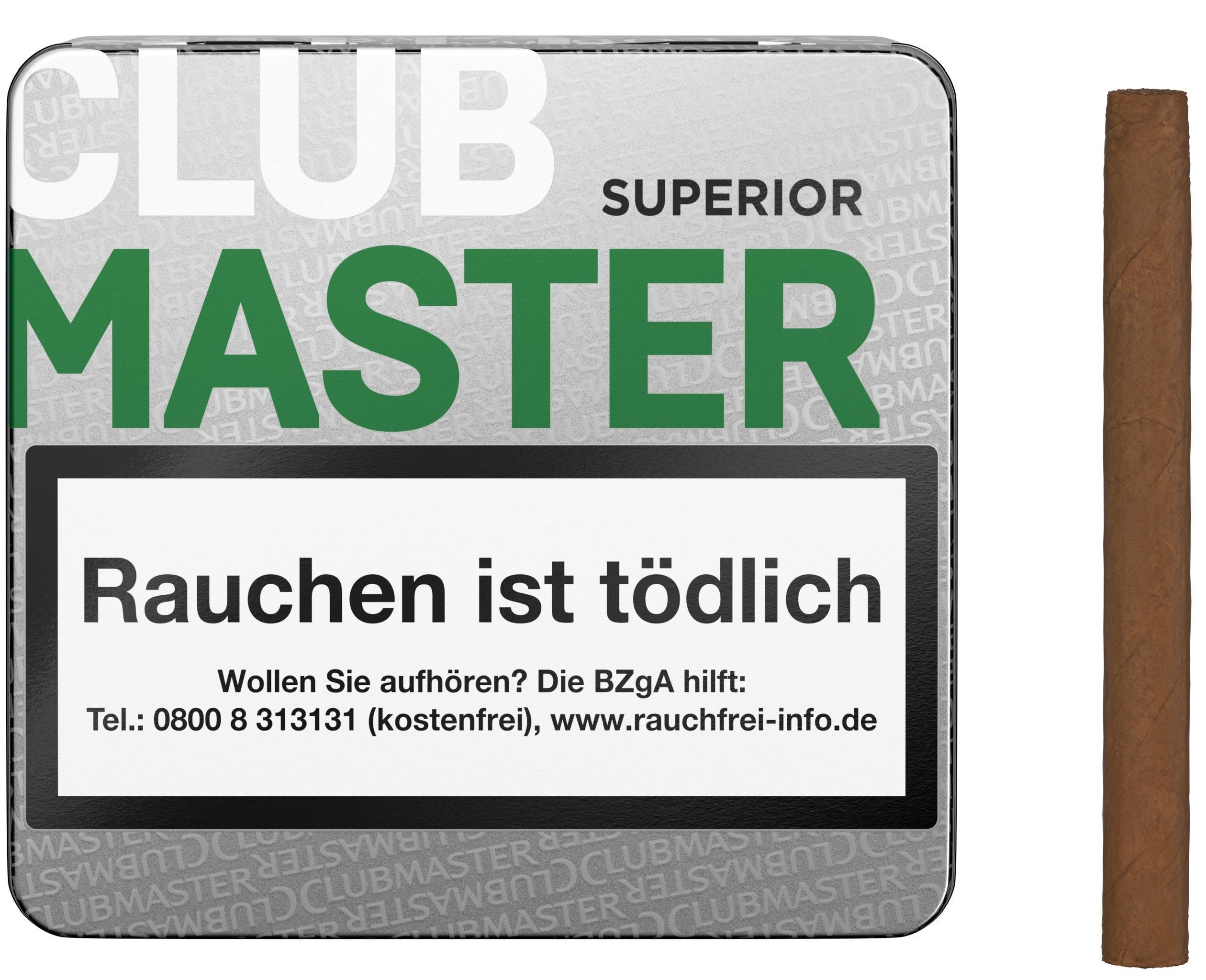 Clubmaster Brasil 144 - 5 x 20 Zigarillos á 8,10 EUR