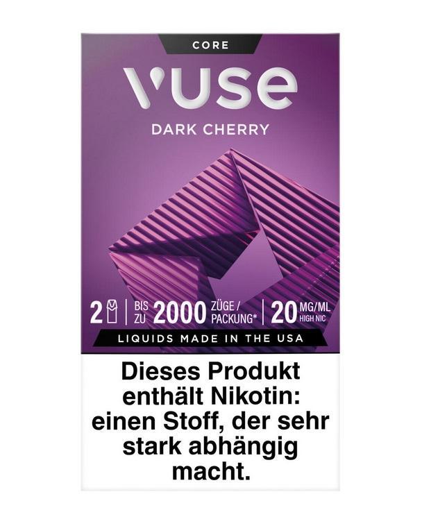 Vuse Pod Dark Cherry 20 mg Nikotin - Doppelpack (2 × 2 ml) mit intensivem Kirschgeschmack