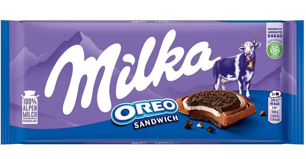 Milka Oreo Sandwich 92g Tafel