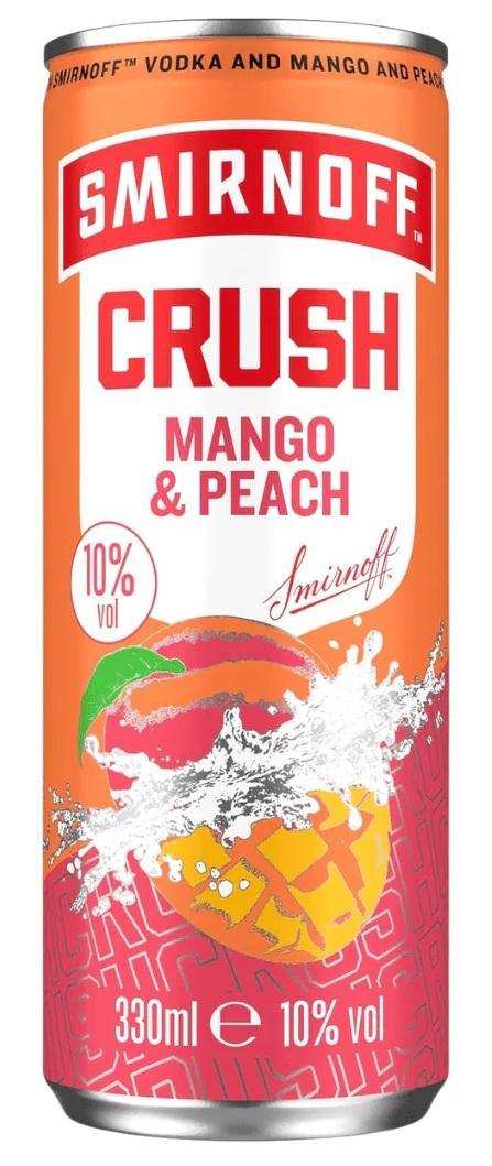 Smirnoff Crush Mango & Peach 10% - 12×0,33l Dose