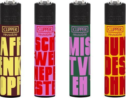 Clipper Schimpftiere - 1x48 Feuerzeuge