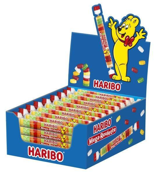 Haribo Mega Roulette - 40 x 45g Rollen
