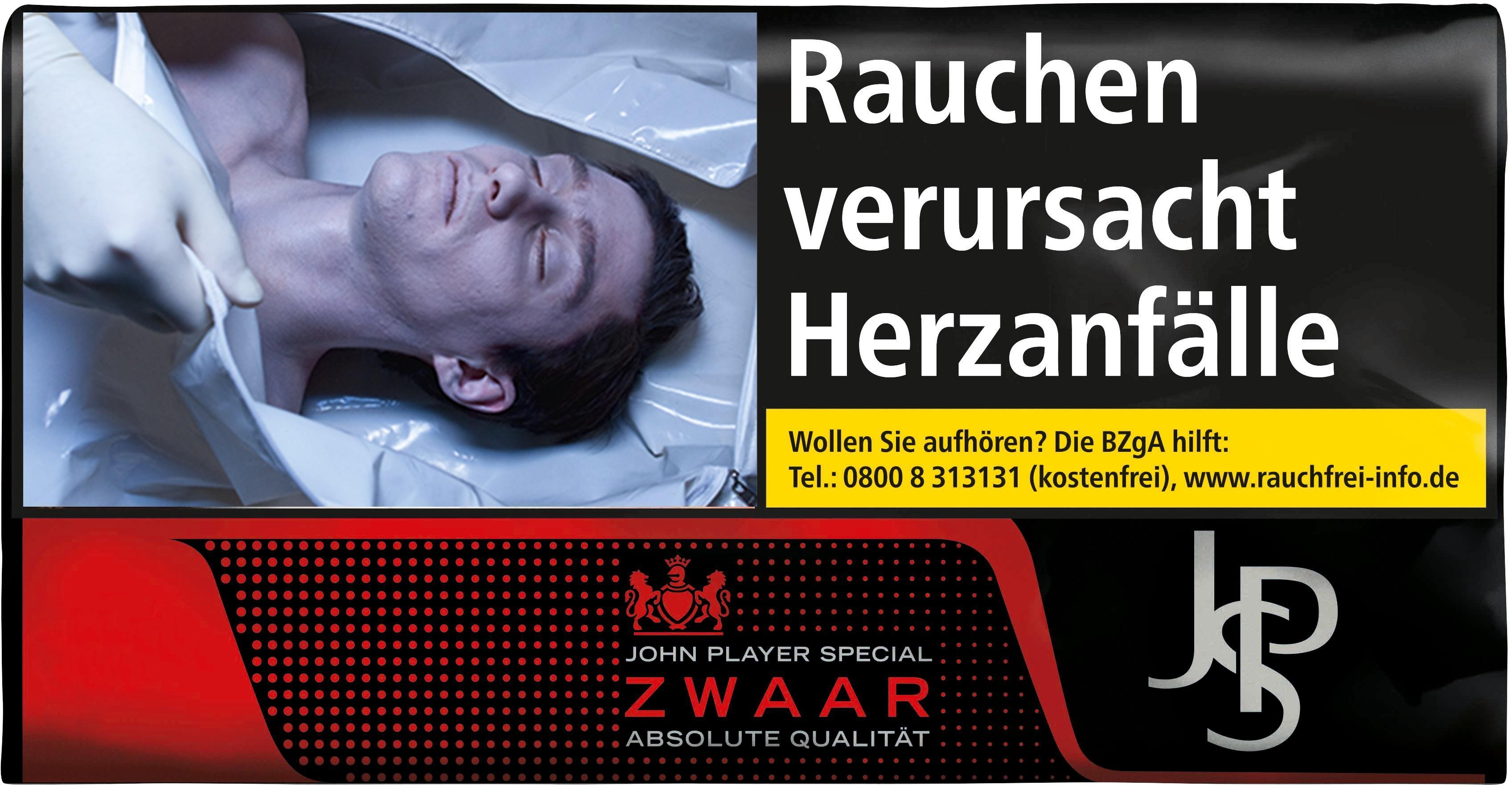 JPS Zware 10x50g Packung - Zware Feinschnitt-Mischung für selbstgedrehte Zigaretten