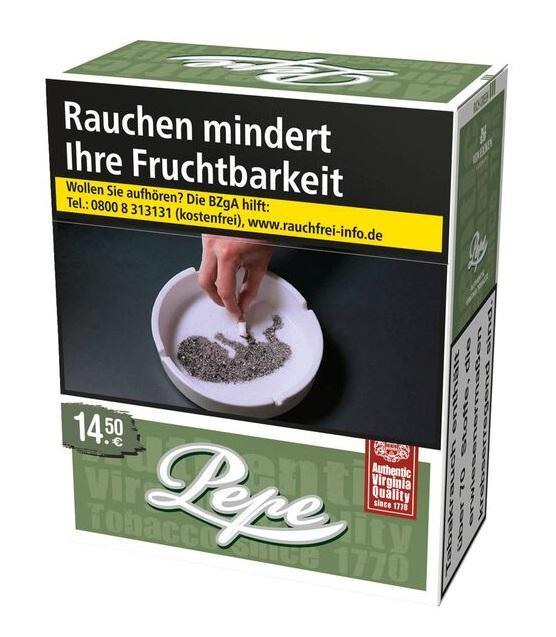 Pepe Rich Green Ultra Pack XXXL 14,50 - 4 x 40 Zigaretten