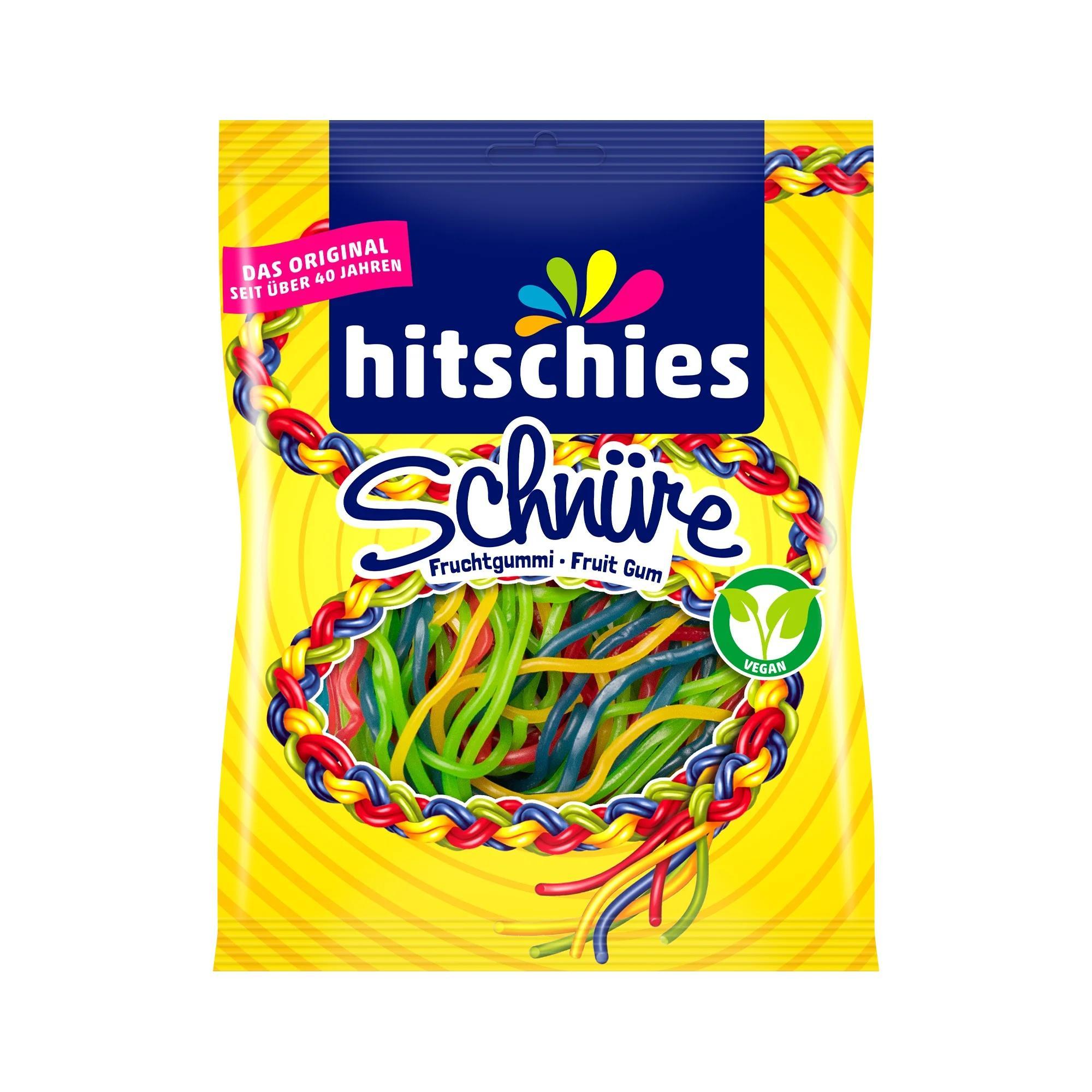 Hitschies Schnüre Bunt - 125g Beutel