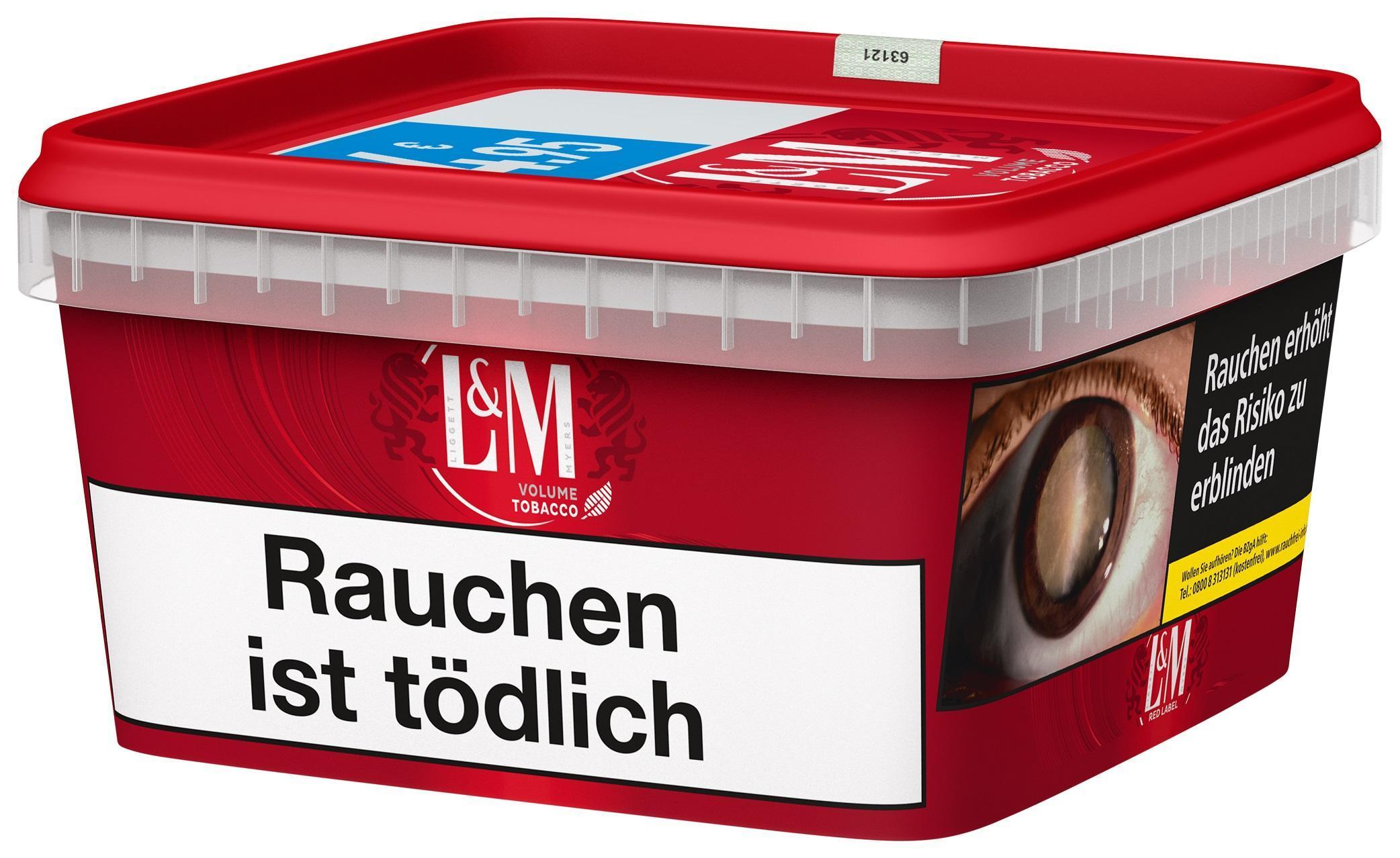 L&M Vol. Tobacco Red 120g Big Box á 34,95 EUR