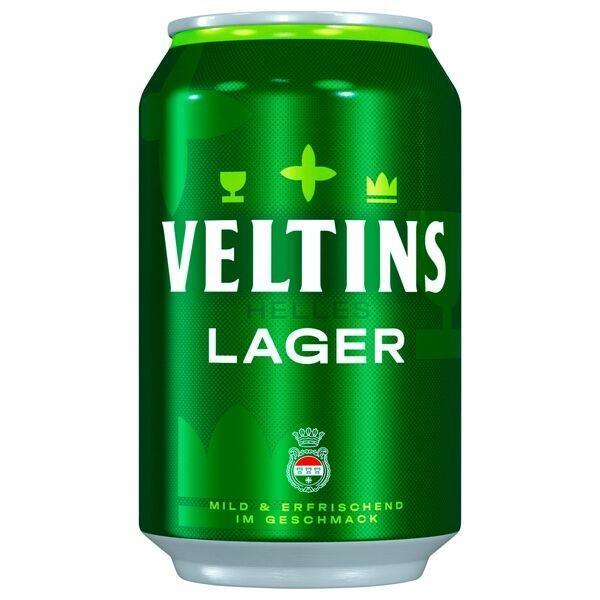 Veltins Helles Lager Bier 18 x 0,33l DPG Dosen