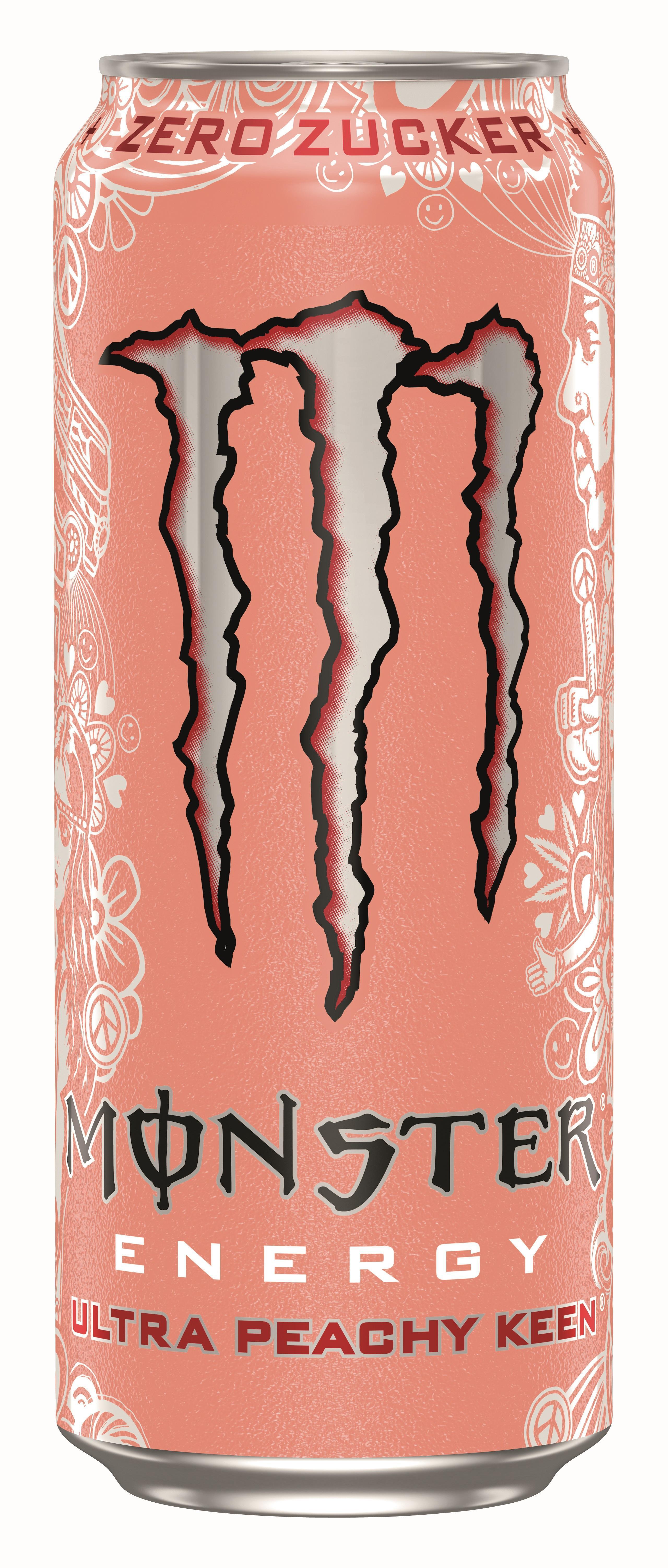 Monster Energy Ultra Peachy Keen Zero Zucker - 12 x 0,5l Dose