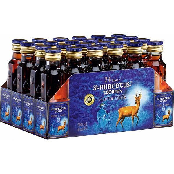 St. Hubertustropfen Kräuterlikör - 24 x 0,02 l