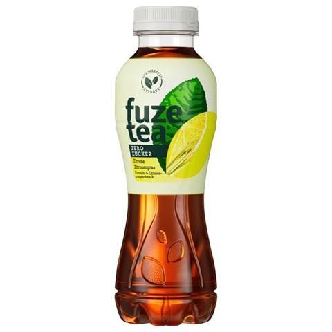 Fuze Tea Zero Schwarzer Tee Lemon - 12×0,4l Flaschen