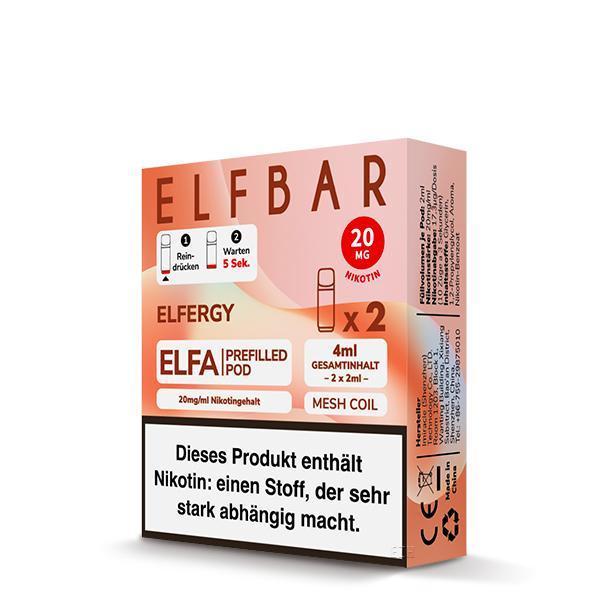 ElfBar ELFA Pods Elfergy 20mg - 10 x 2 Pods